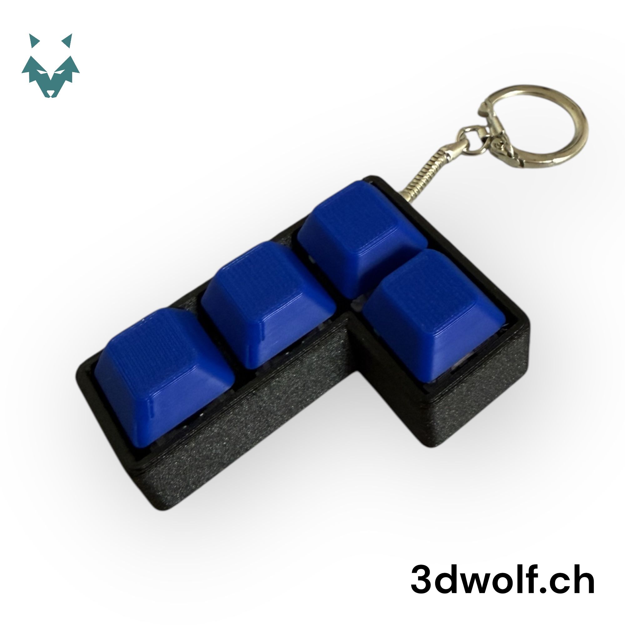 Anti Stress Tastatur Schlüsselanhänger – Fidget Clicker mit mechanischen Switches – Bild 4