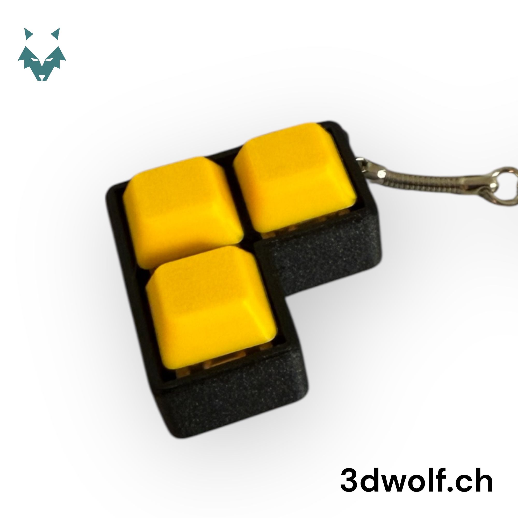 Anti Stress Tastatur Schlüsselanhänger – Fidget Clicker mit mechanischen Switches – Bild 3