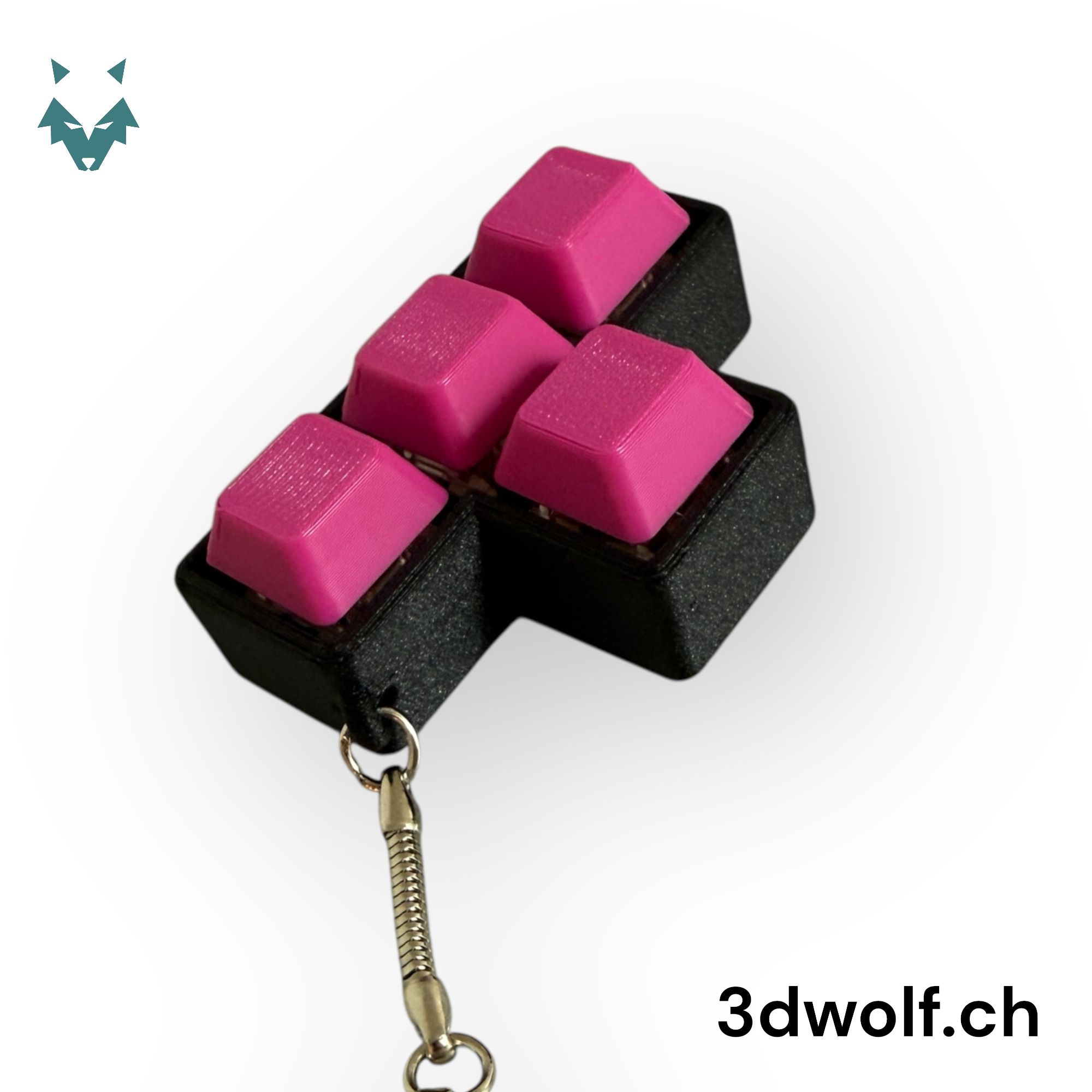 Anti Stress Tastatur Schlüsselanhänger – Fidget Clicker mit mechanischen Switches – Bild 5