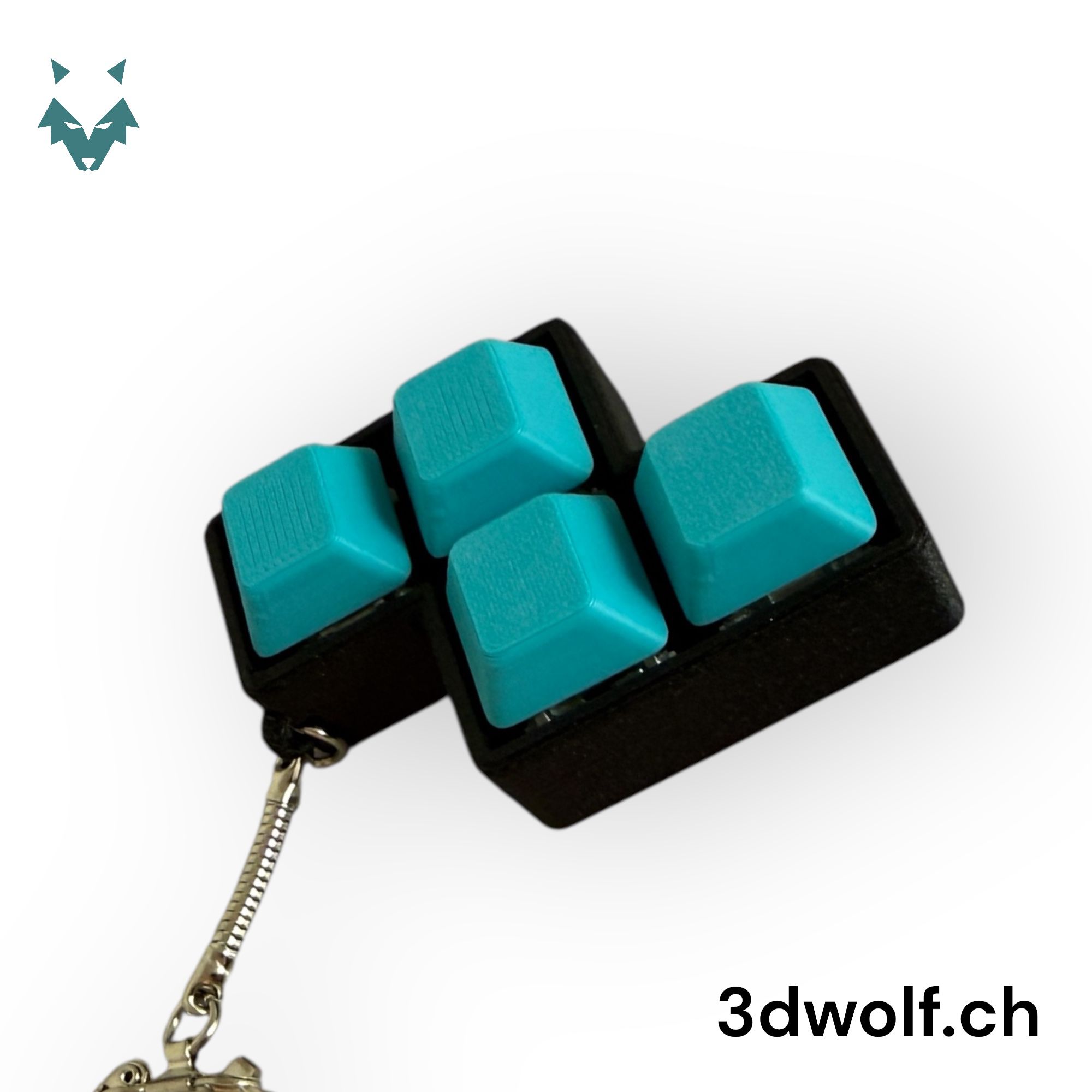Anti Stress Tastatur Schlüsselanhänger – Fidget Clicker mit mechanischen Switches – Bild 6