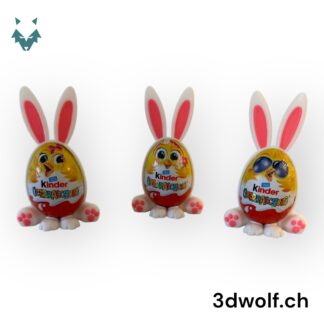 Osterhase Halter für Kinder Überraschungsei